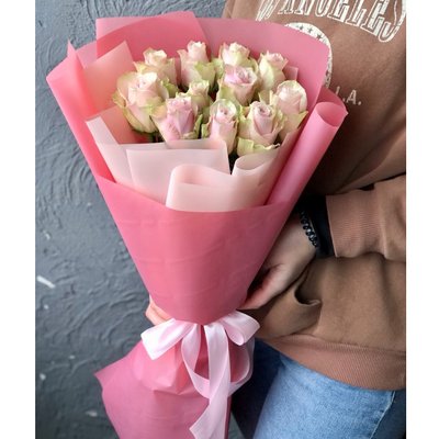11 Pink Athena roses