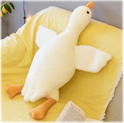 Goose hugger pillow white (65)