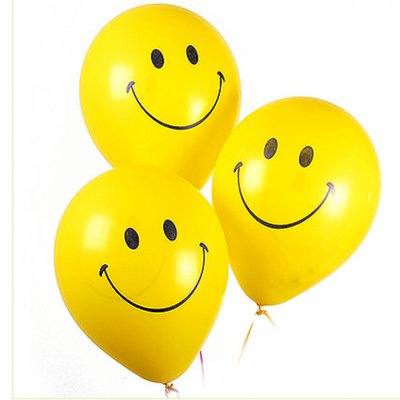 3 Smile balloons