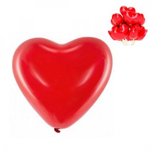 Ball latex heart with helium